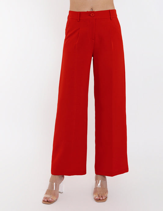 Pantalón  de vestir, ligero y elegante (disponible en negro, rojo y beige)