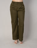 Pantalón de vestir verde olivo
