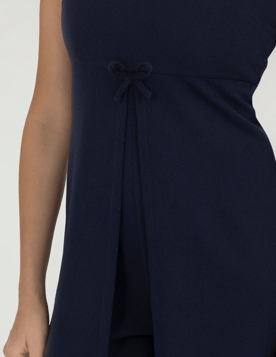 Jumpsuit corto azul marino