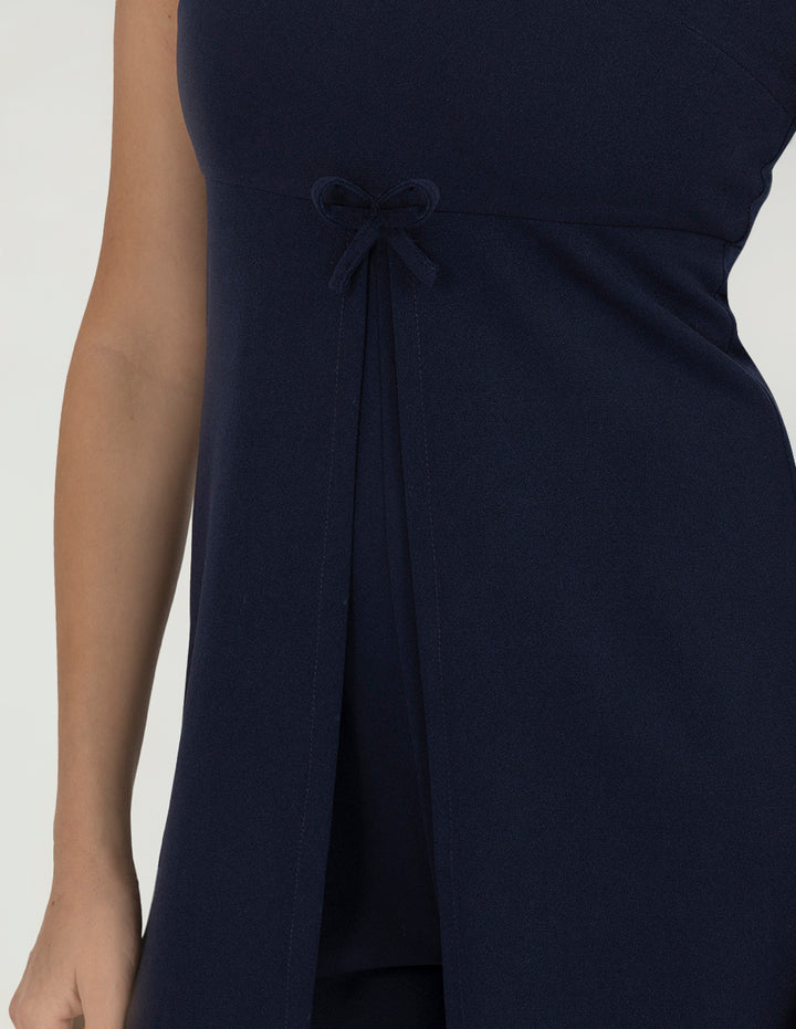 Jumpsuit corto azul marino