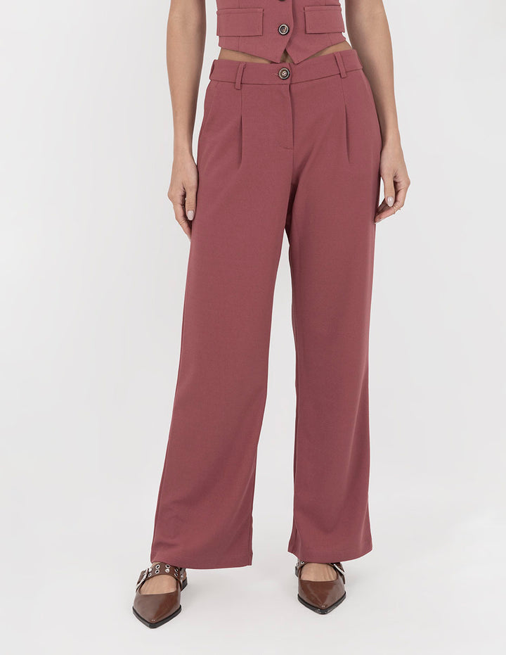 Pantalón de vestir rosa (Conjunto)