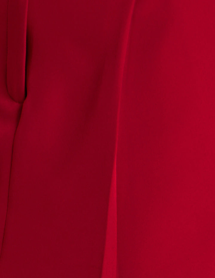 Short falda roja de vestir