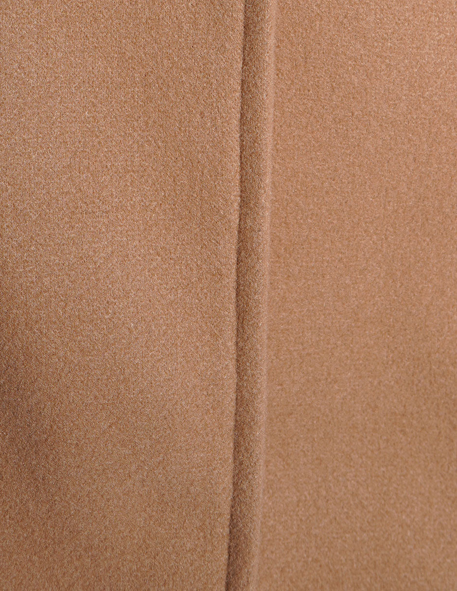 Abrigo largo color camel