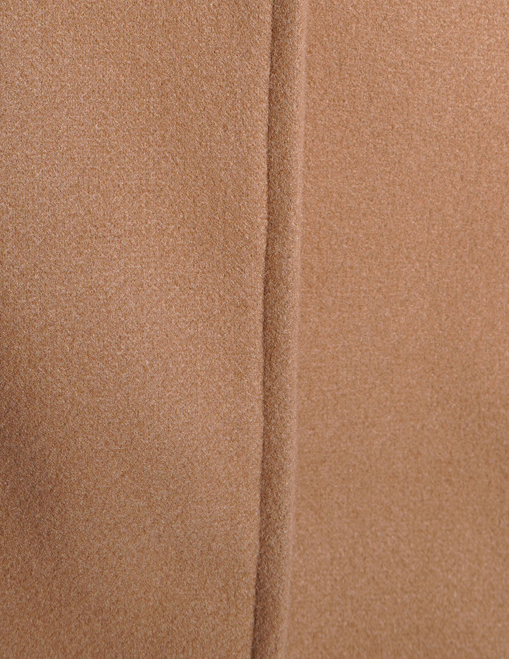 Abrigo largo color camel