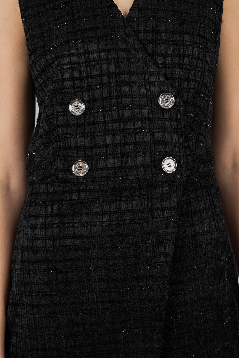 Jumpsuit de vestir corto (disponible en ivory y negro)