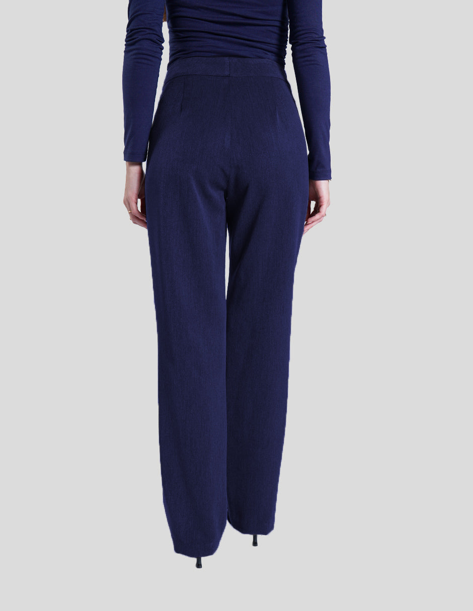 Pantalón de vestir (disponible en azul y gris)