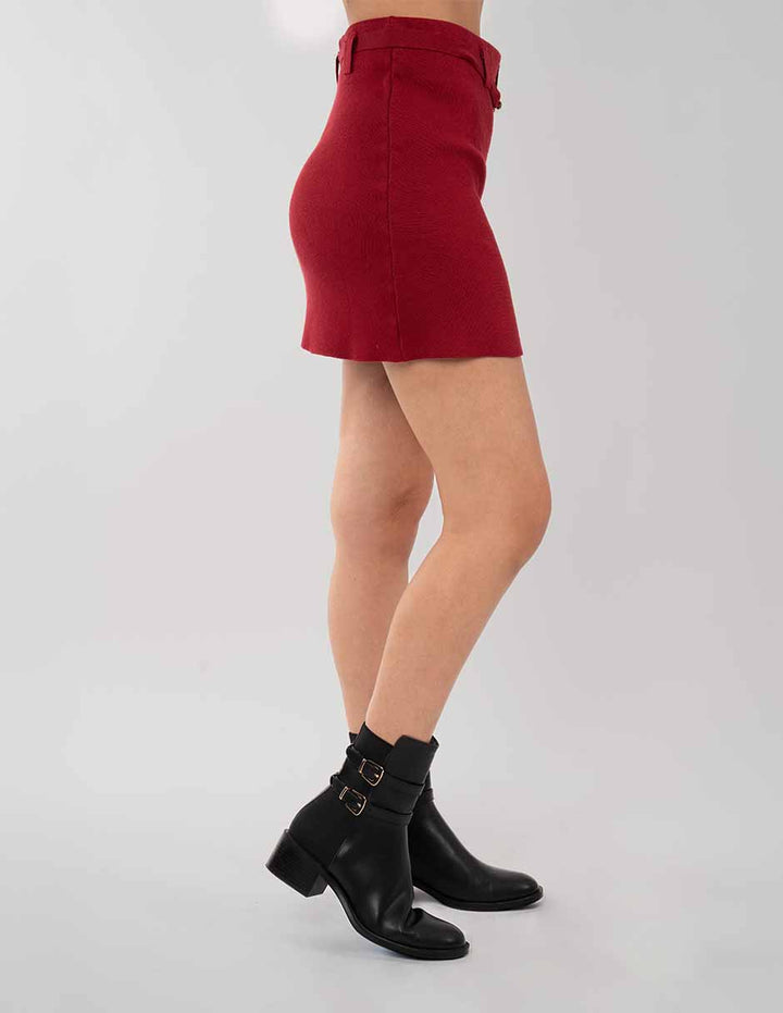 Falda vino corta (Conjunto)