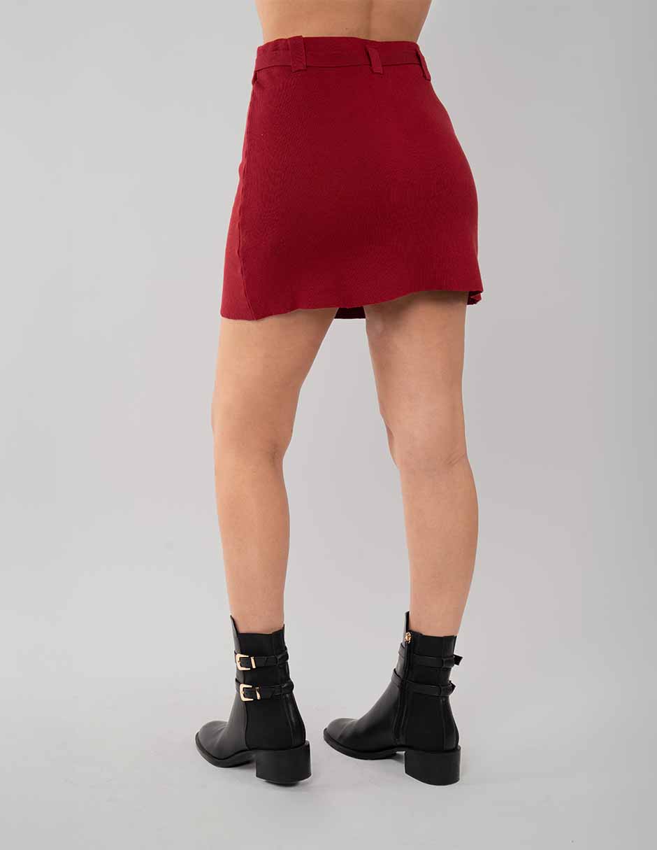 Falda vino corta (Conjunto)