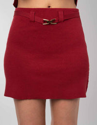 Falda vino corta (Conjunto)