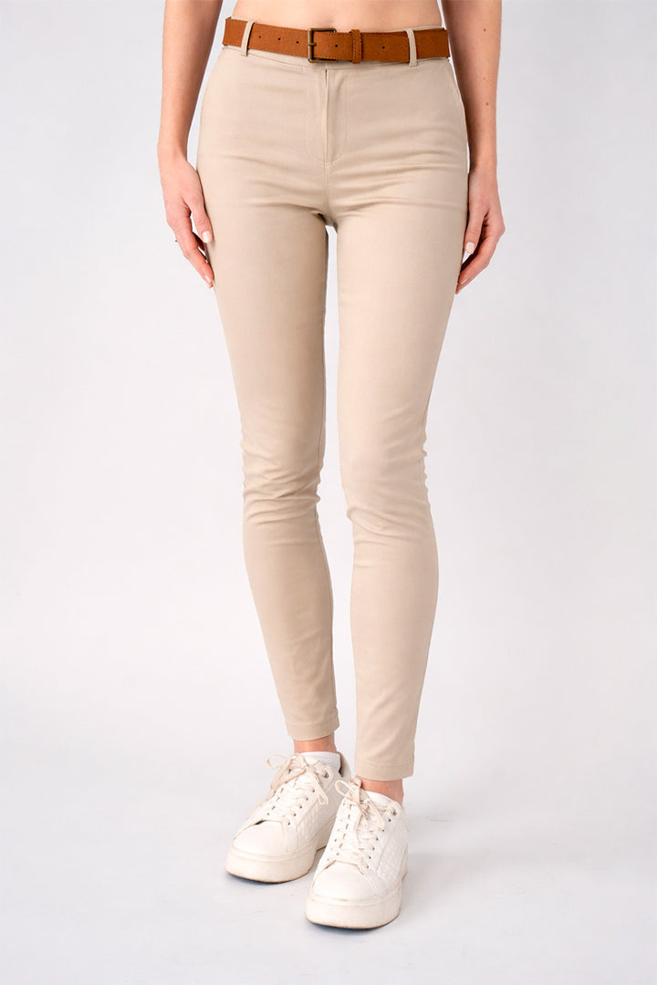 Pantalón con diseño de dots (disponible en azul marino y café)