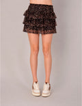 Mini falda animal print con olanes (Conjunto)