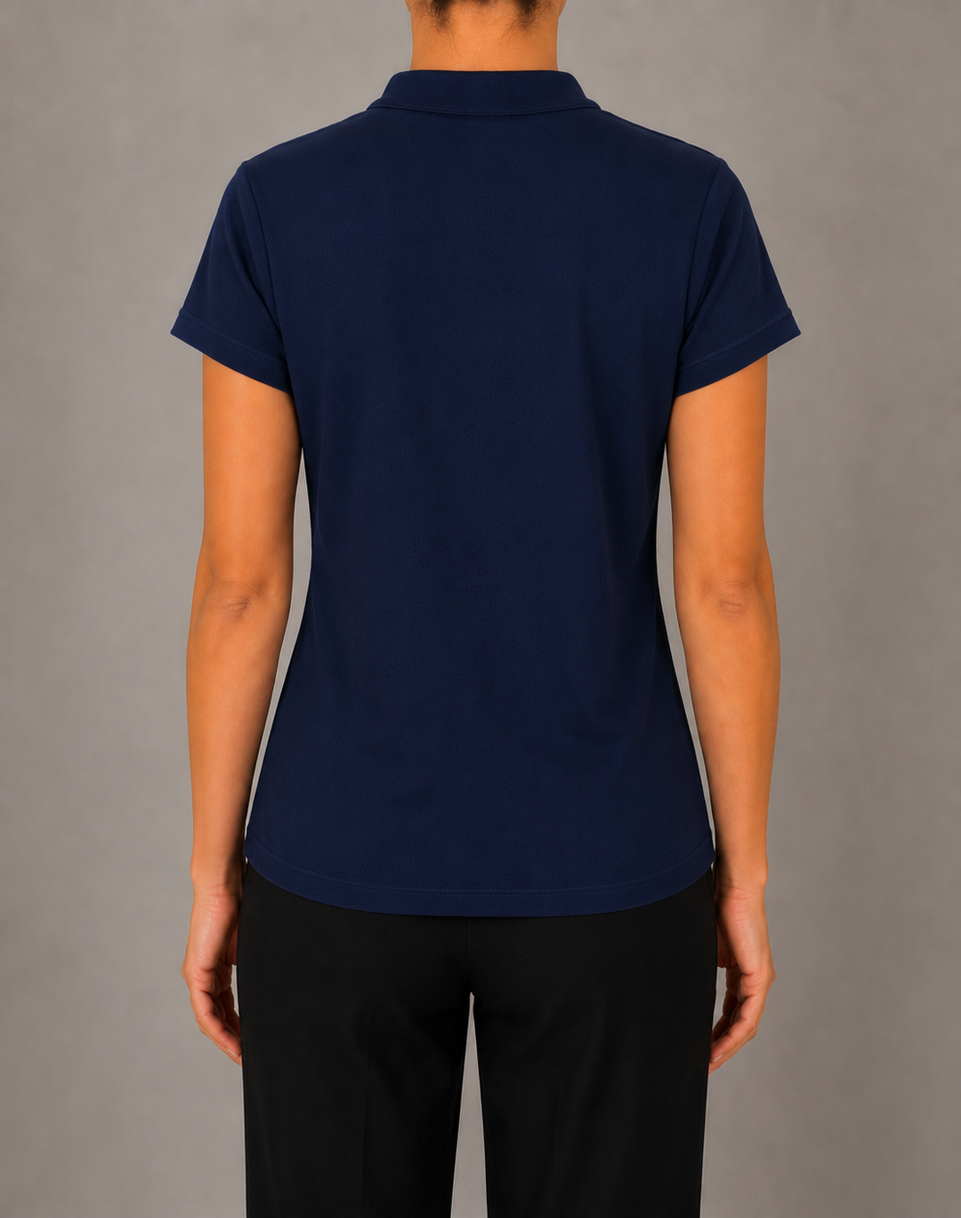 Blusa tipo polo (disponible en lila, azul y  verde)