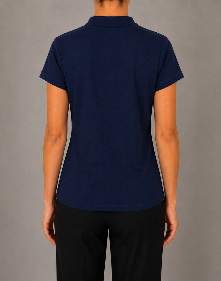 Blusa tipo polo (disponible en lila, azul y  verde)