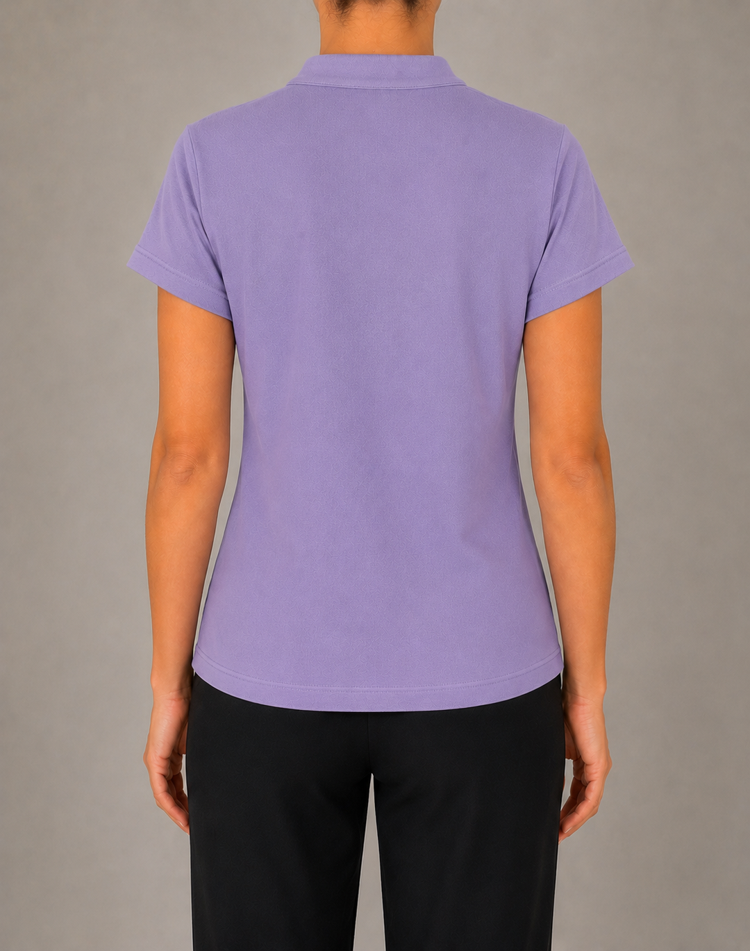 Blusa tipo polo (disponible en lila, azul y  verde)
