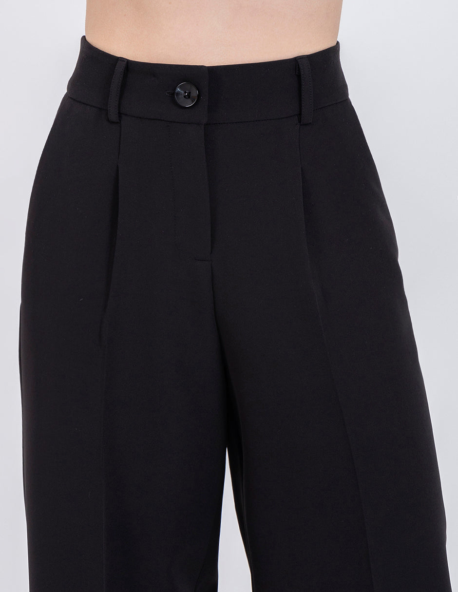 Pantalón de vestir corte recto (Conjunto) Disponible en fiusha, negro y blanco