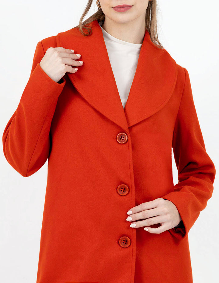 Abrigo con bolsas laterales (disponible en negro y shedrón)