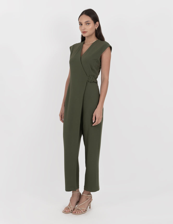 Jumpsuit de vestir largo verde