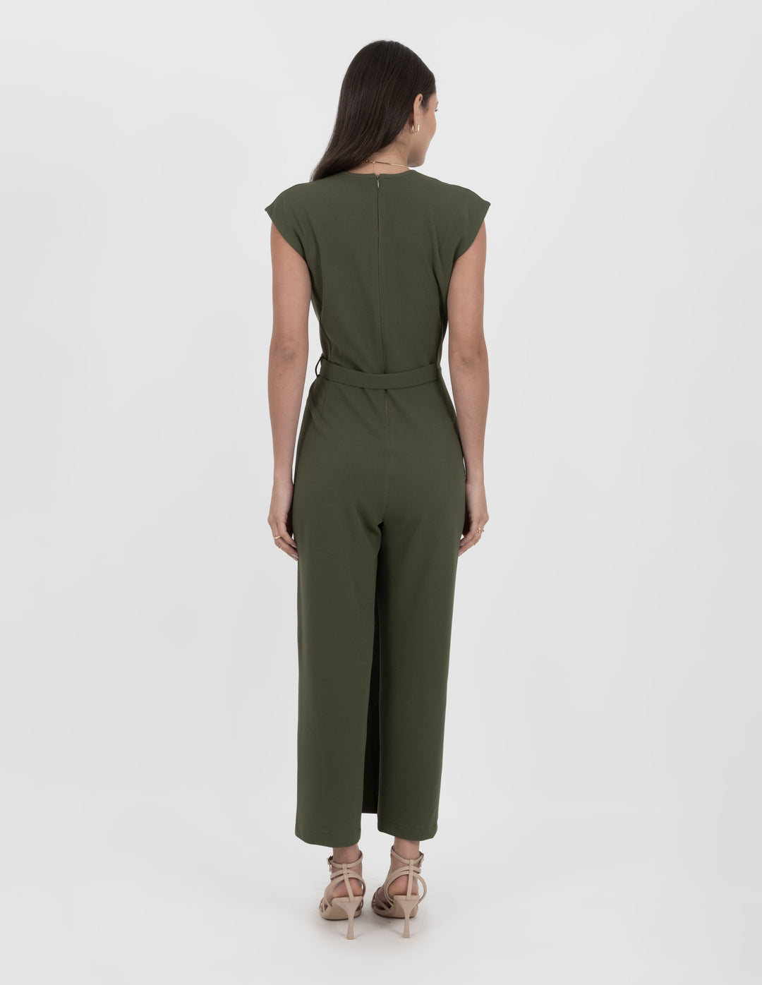 Jumpsuit de vestir largo verde