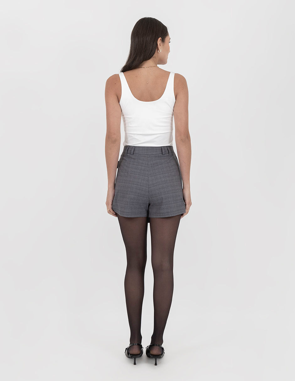 Short falda corta estampada y de vestir