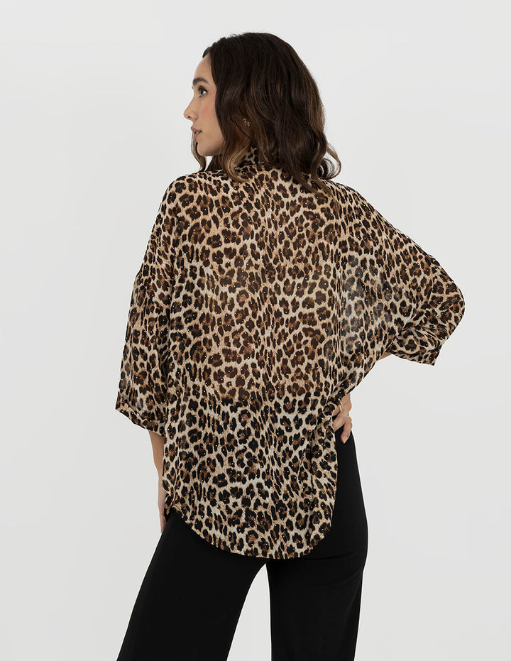 Blusa camisera animal print