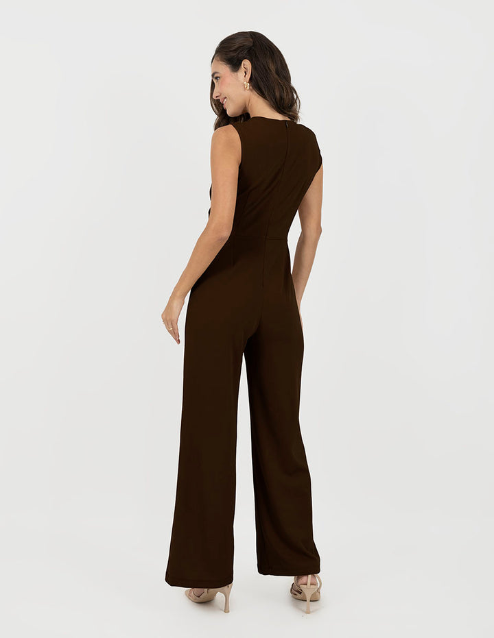 Jumpsuit largo de vestir (disponible en negro y chocolate)