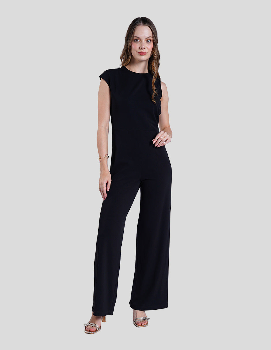 Jumpsuit largo de vestir (disponible en negro y chocolate)