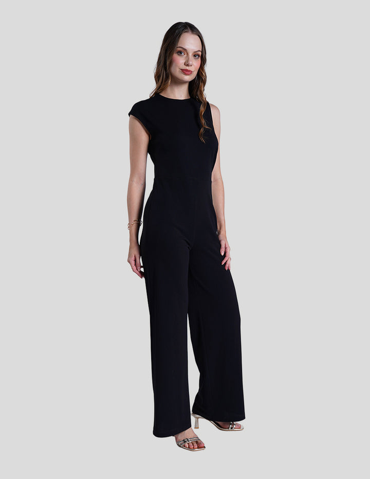 Jumpsuit largo de vestir (disponible en negro y chocolate)