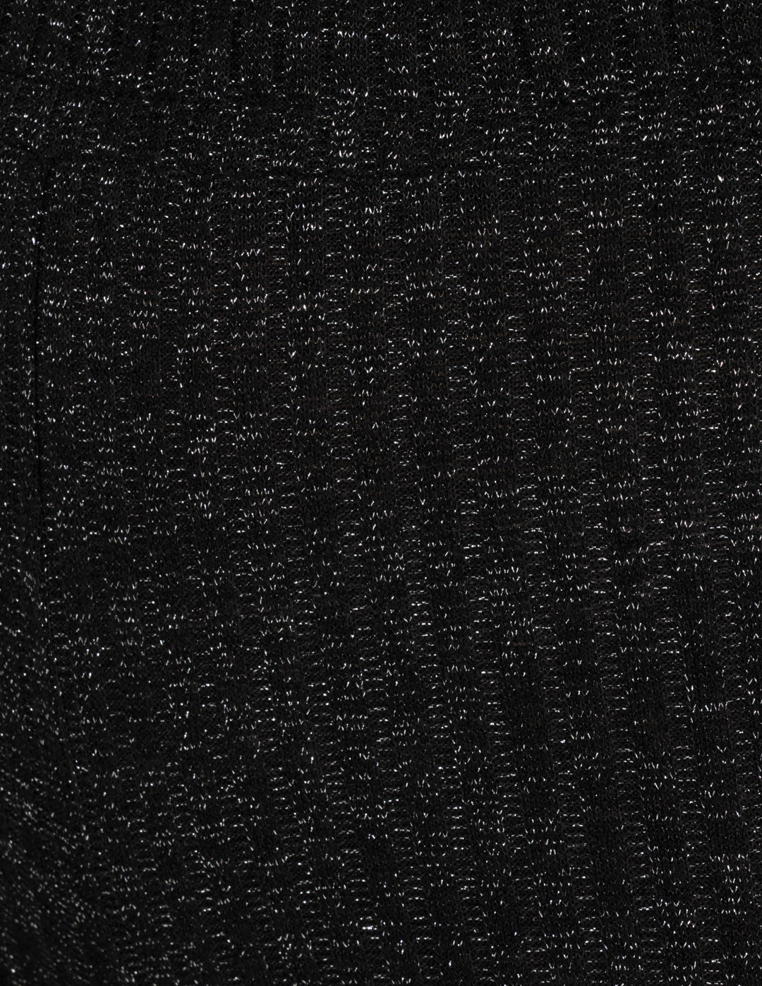 Pantalón negro con talle a la cintura y brillos (Conjunto)