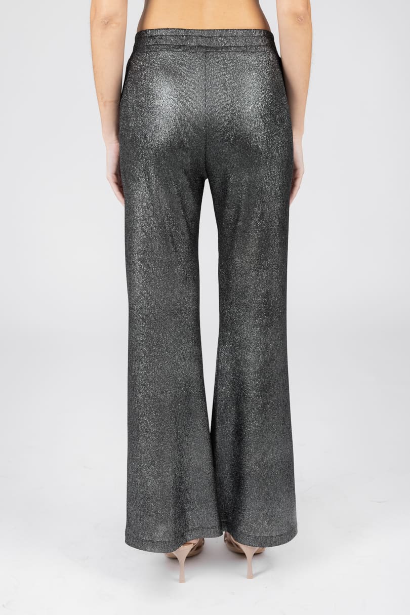 Pantalón plateado con brillos (Conjunto)