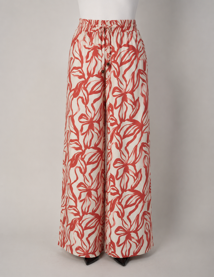 Pantalón relajado y estampado
