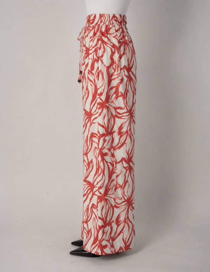 Pantalón relajado y estampado