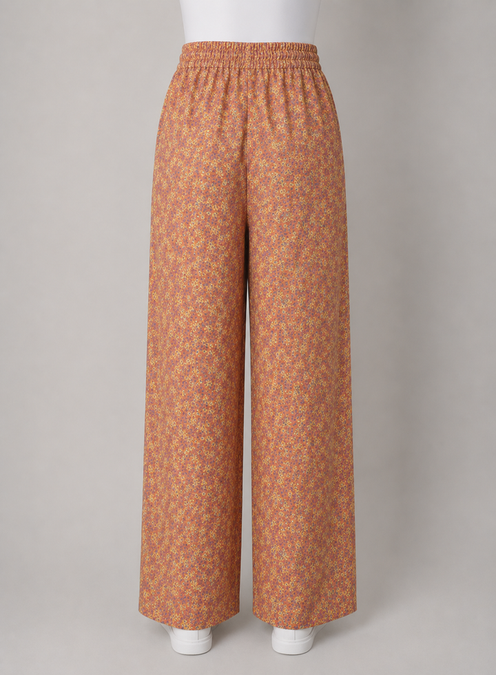 Pantalón relajado y estampado