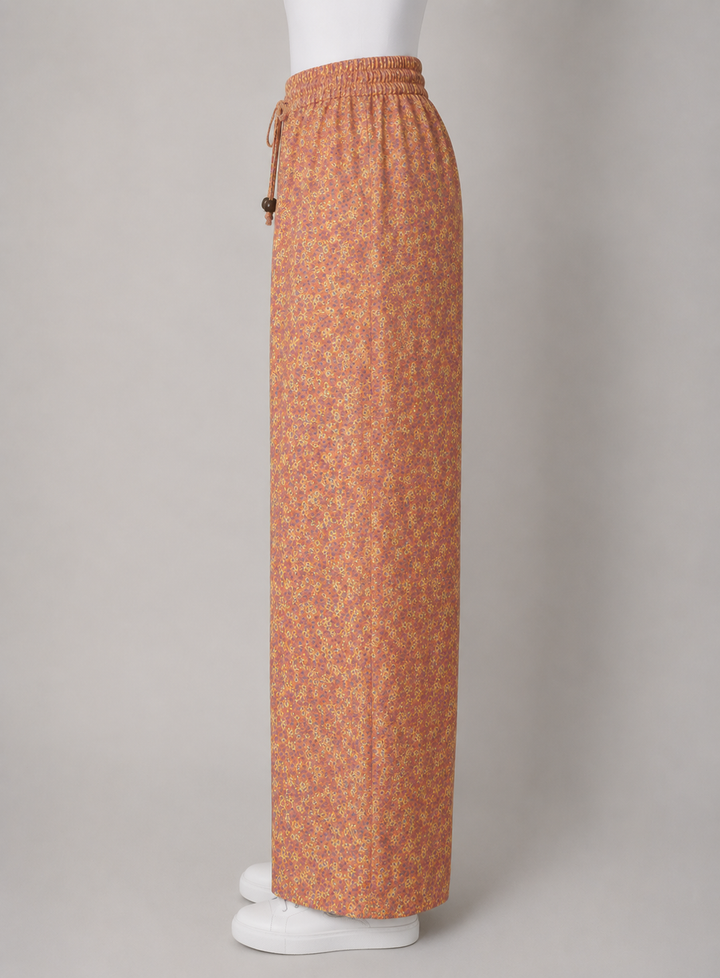 Pantalón relajado y estampado