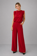Pantalón rojo de vestir