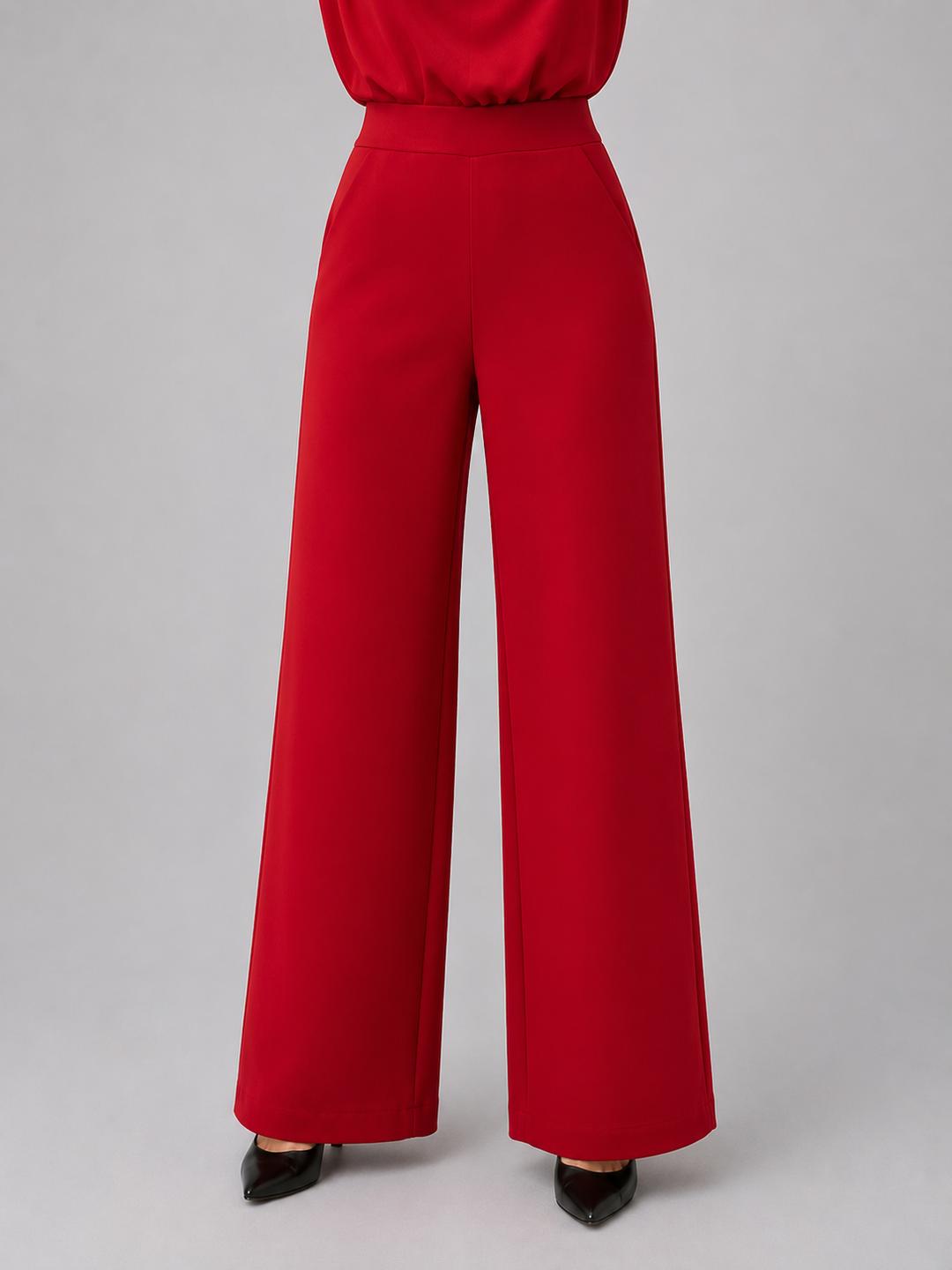 Pantalón rojo de vestir