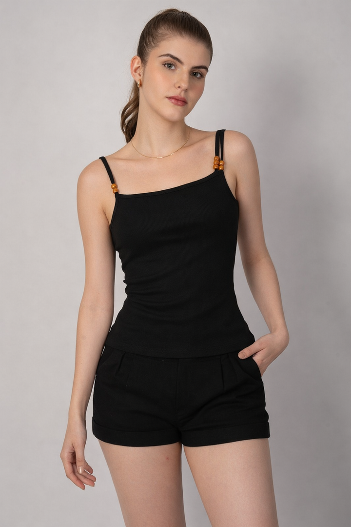 Blusa de tirantes (disponible en negro / ivory)