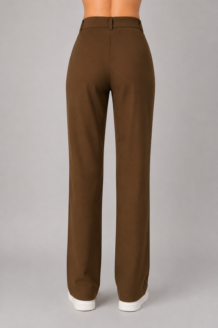 Pantalón de vestir café