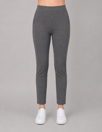 Pantalón de talle alto (disponible en azul y gris)