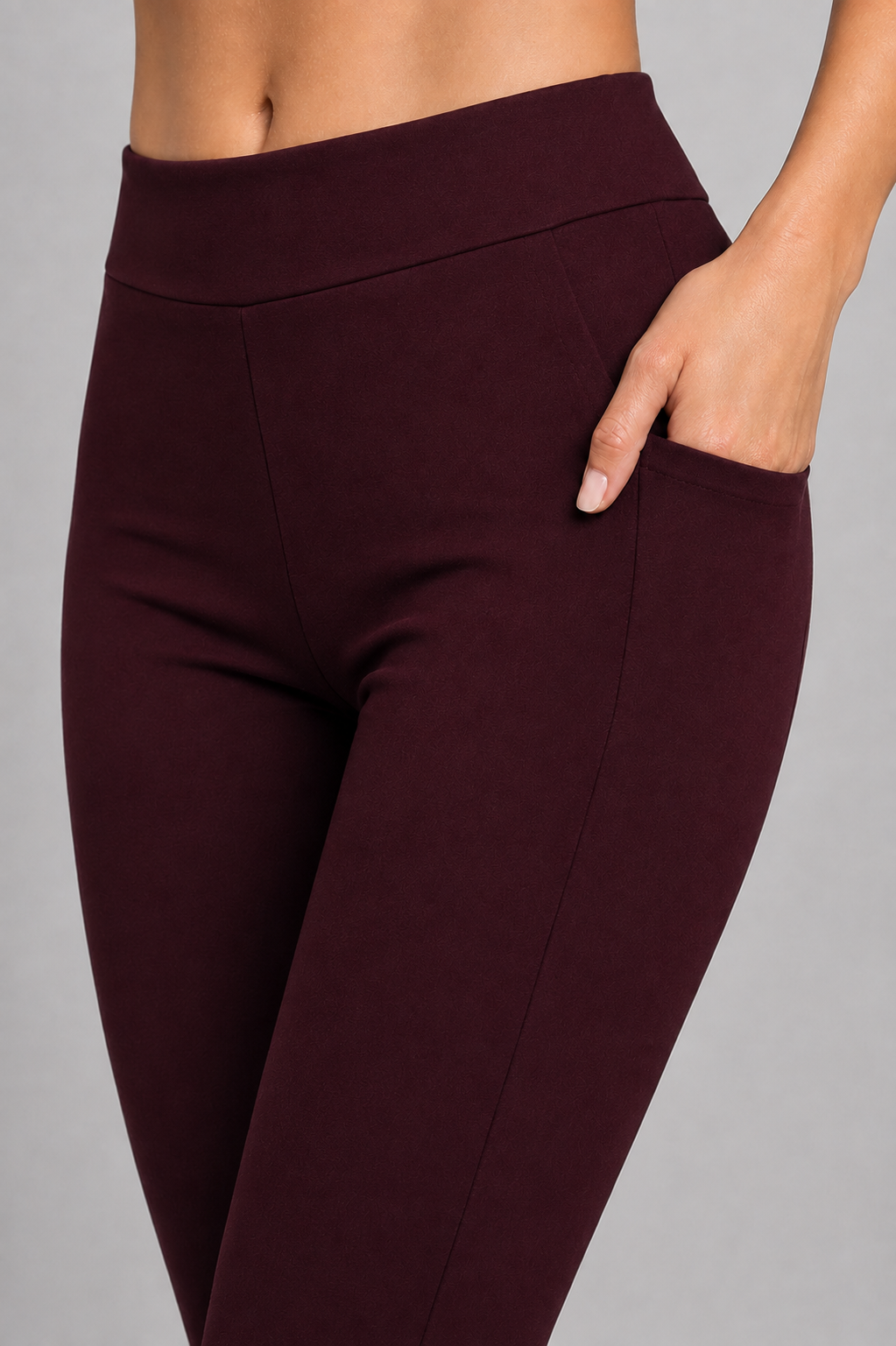 Pantalón tipo leggin (disponible en negro y vino)