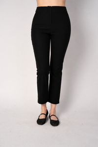 Pantalón a la cintura largo tobillero (disponible en negro y blanco con negro)