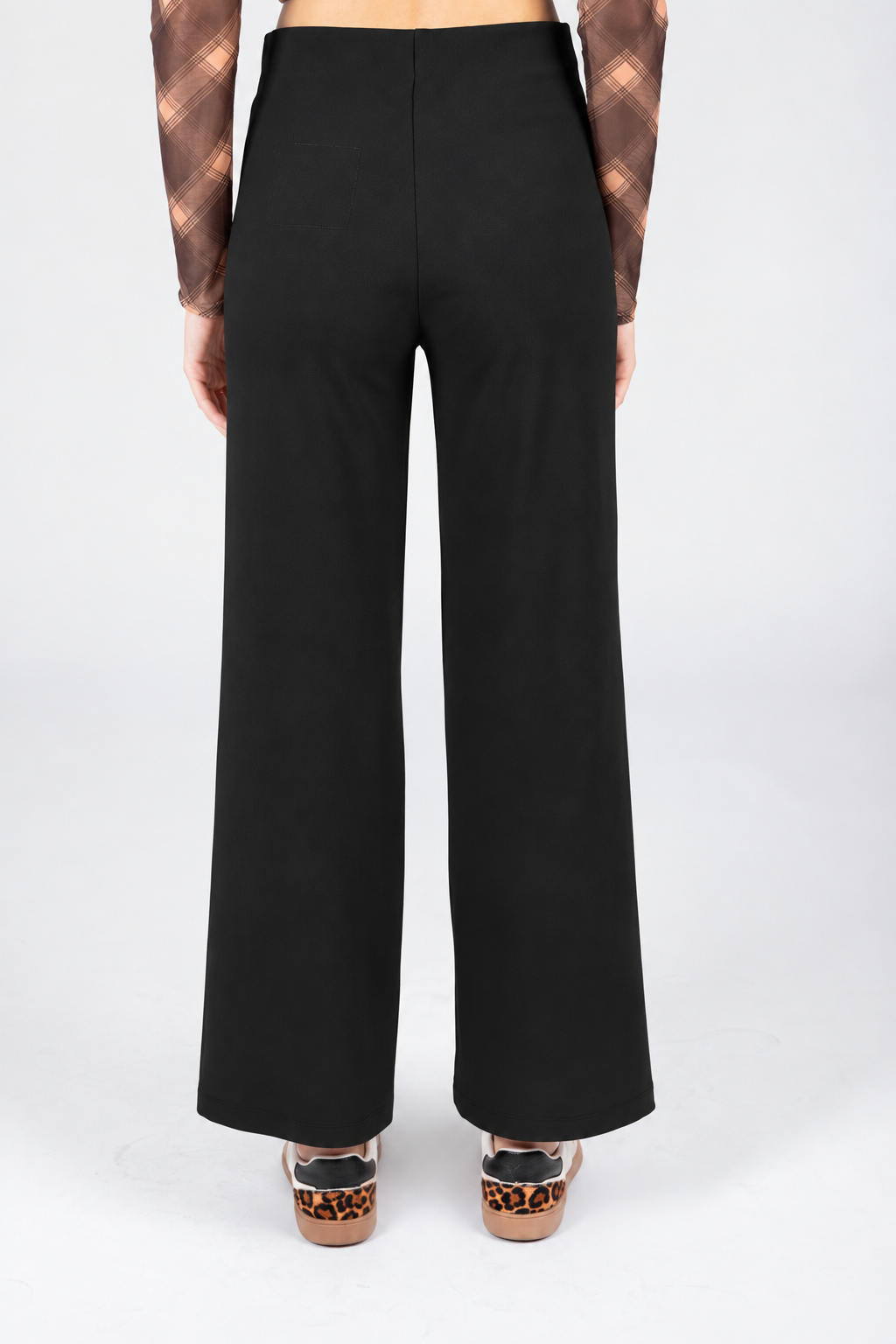 Pantalón de vestir de talle alto (disponible en negro y beige)