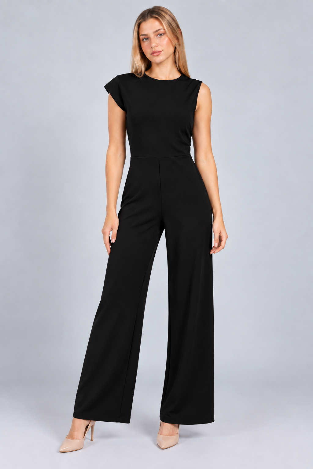 Jumpsuit de vestir largo (disponible en negro y vino)