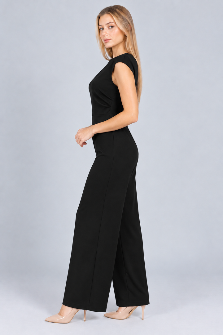 Jumpsuit de vestir largo (disponible en negro y vino)