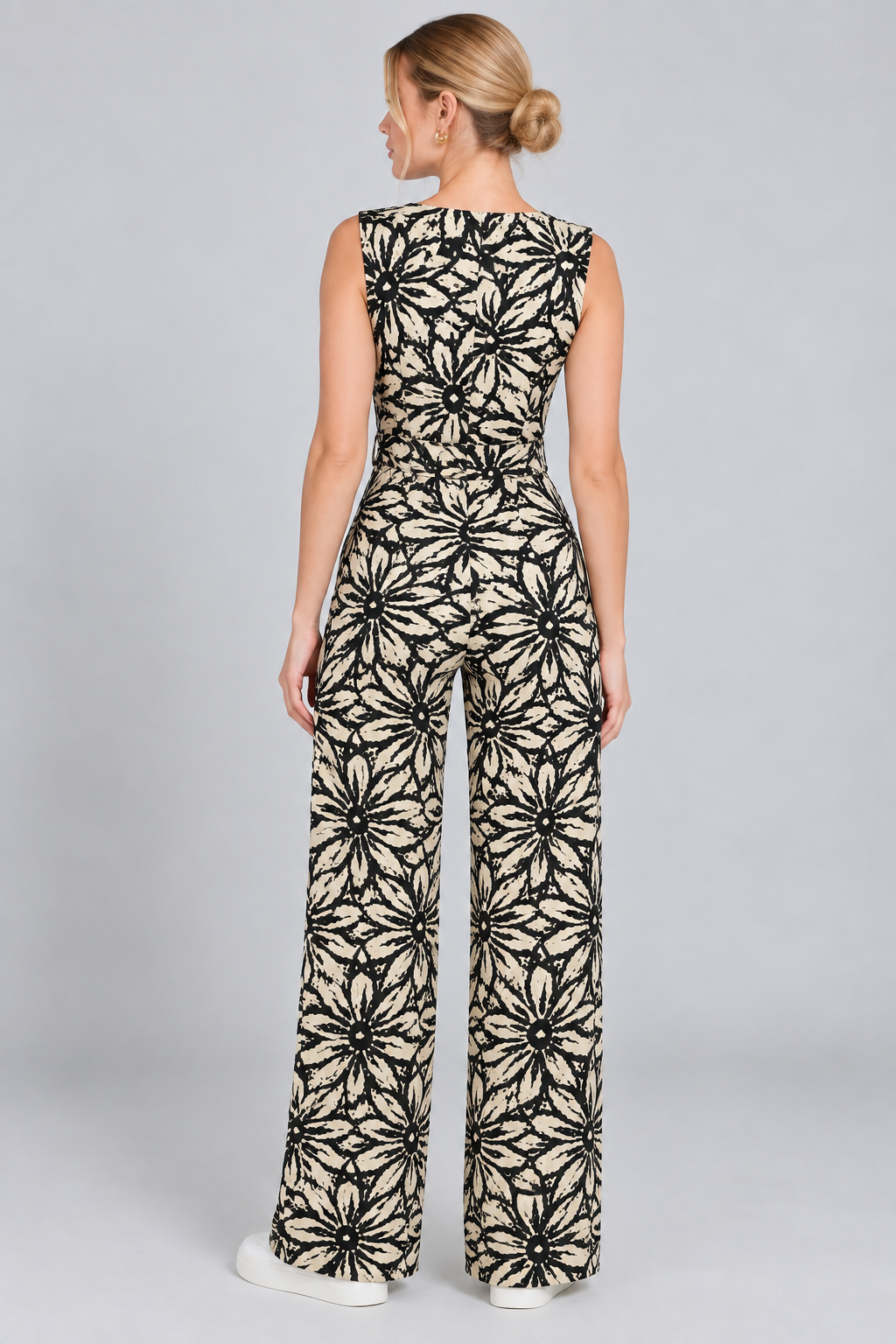 Jumpsuit bicolor largo de vestir