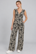 Jumpsuit bicolor largo de vestir