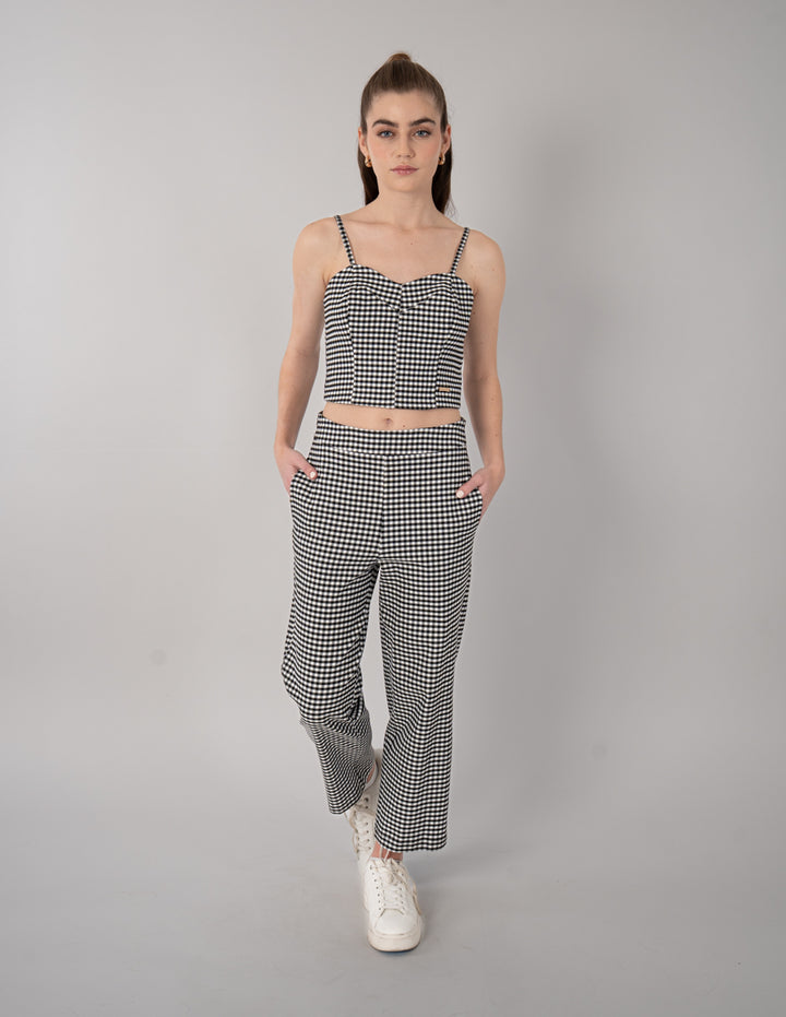Pantalón relajado estampado