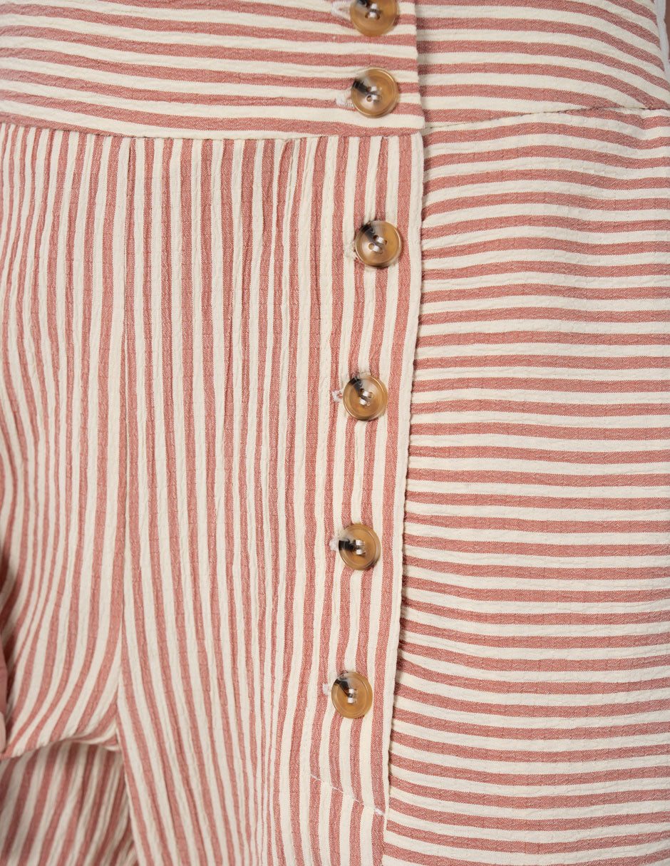 Pantalón estampado relajado (Conjunto)
