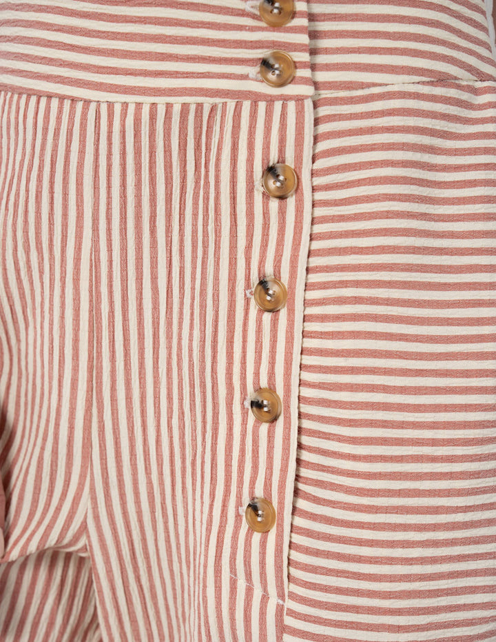 Pantalón estampado relajado (Conjunto)