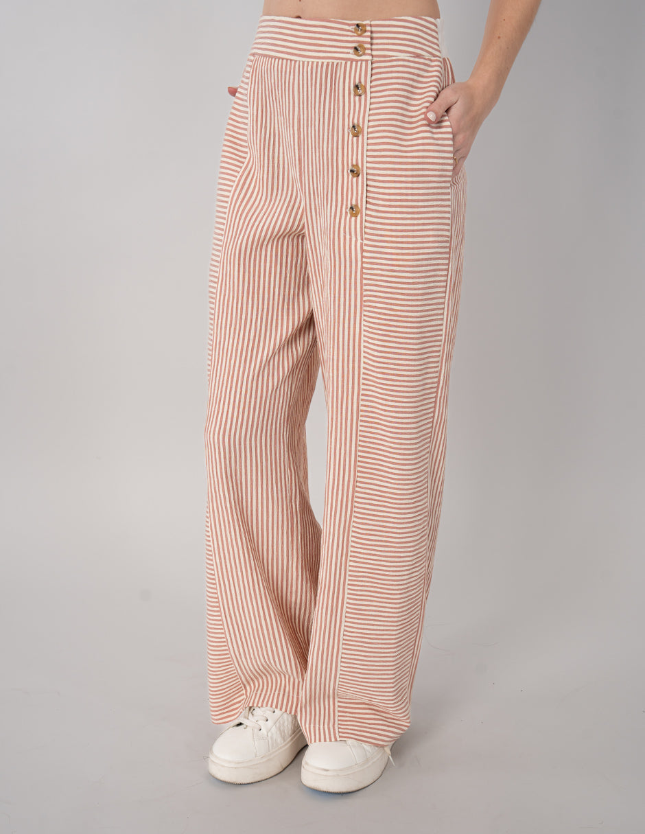 Pantalón estampado relajado (Conjunto)