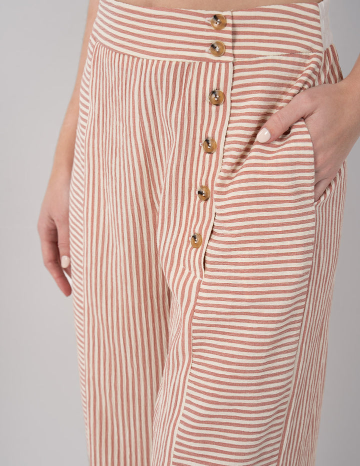 Pantalón estampado relajado (Conjunto)